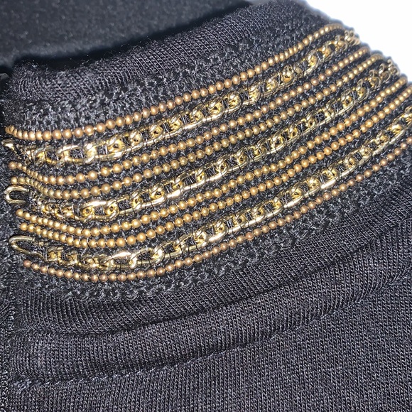 NEW! Vero Moda Black Sleeveless Asymmetric Turtleneck Dress - Picture 6 of 8